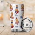 thumbnail image 4 of Independence Day Golden Retriever 20oz Tumbler with Lid July 4th Dog American Flag Paws Love Bones Vacuum Insulated Water Bottles Cups Patriotic Dogs Travel Coffee Mugs, 4 of 6