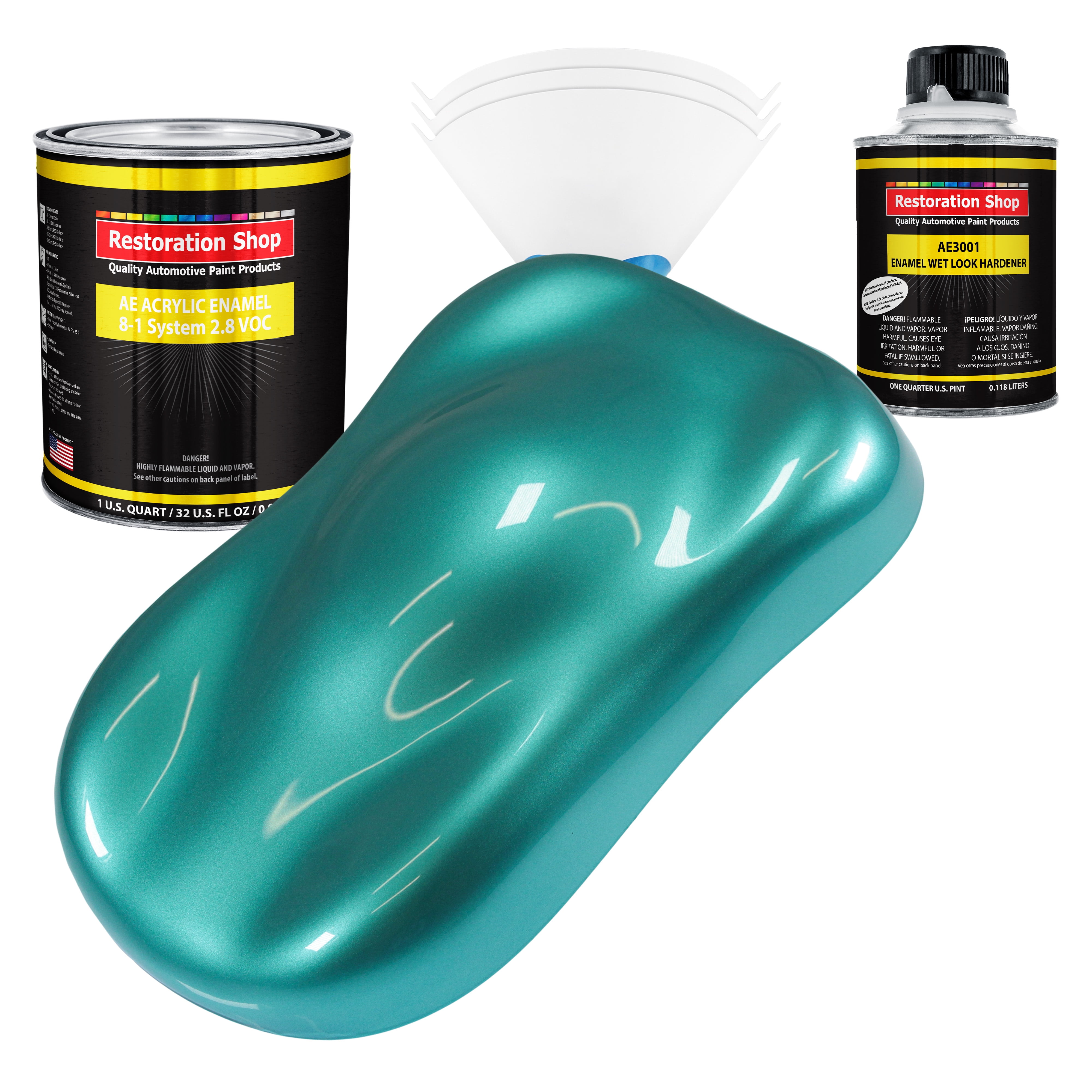 Restoration Shop Gulfstream Aqua Metallic Acrylic Enamel Auto Paint