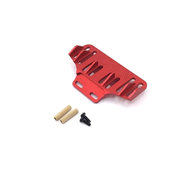 Coche de Control remoto de Metal Bewildely Simulación duradera Alerón trasero Kits de construcción modelo rojo