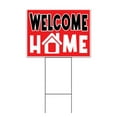 thumbnail image 1 of Welcome Home Red (18" x 24") Yard Sign, Includes Metal Step Stake, 1 of 6