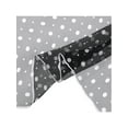 thumbnail image 5 of INSPIRE CHIC Women Polka Dots Chiffon Small Square Scarf, 1950s Retro Lightweight Soft Mesh Sheer Ruffle Scarves Neckerchief 23.6x23.6" Black, 5 of 6