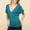 Blue, variant on Pincandy Womens T Shirts Short Sleeve Shirts-neck Summer Casual Lightweight Clothes V Neck Short Sleeve Wrap Front Drape Dolman Tunic Top,Purple,S