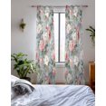 thumbnail image 3 of Vintage Spring Floral Sheer Curtains 84 Inch Length 2 Panels Set for Living Room/Bedroom, Summer Botanical Watercolor Kitchen Curtains Grommet Semi-Sheer Curtains Drapes Window Treatments 42"x84"x2, 3 of 7