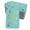Aqua Blue, variant on Inkdotpot Gold Foil Paper Hang Tags Hugs And Kisses From The New Wedding Favor Tags 50 Pieces