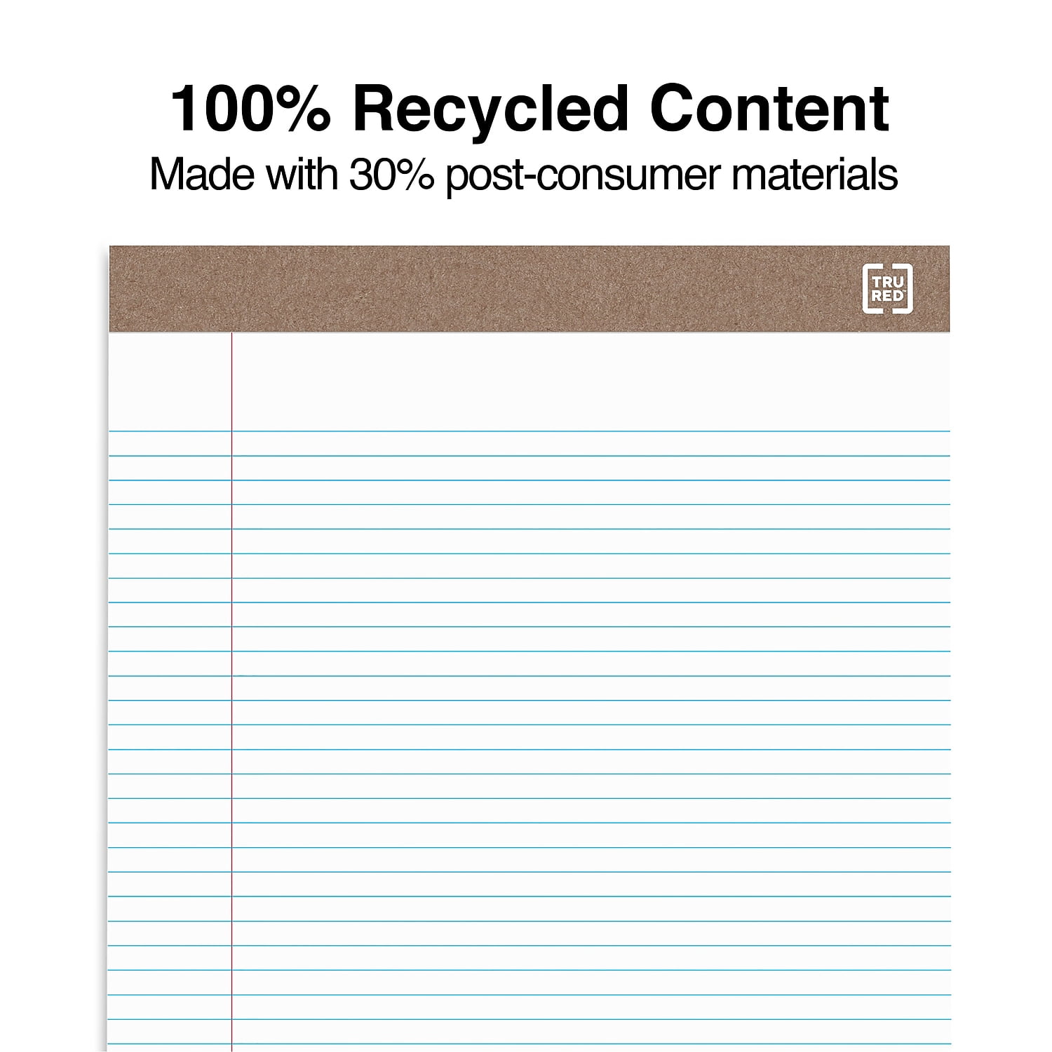 MyOfficeInnovations Notepads 8.5" x 11.75" Narrow White 50 Sh./Pad 12 Pads/PK (21675) 354744