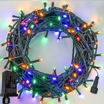 HOME LIGHTING 72ft Party Decorative Mini Lights, 200 LED Green Wire Fairy Starry String Lights Plug in, 8 Lighting Modes, for Indoor & Outdoor Party, Wedding & Event Decor (Multicolor)