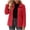 Red, variant on JOANKDMI Fuzzy Fleece Jacket for Women Full Zip Sherpa Coat Casual Stand Collar Long Sleeve Winter Warm Outerwear with Pockets Cozy Fluffy Tops for Fall Cold Weather