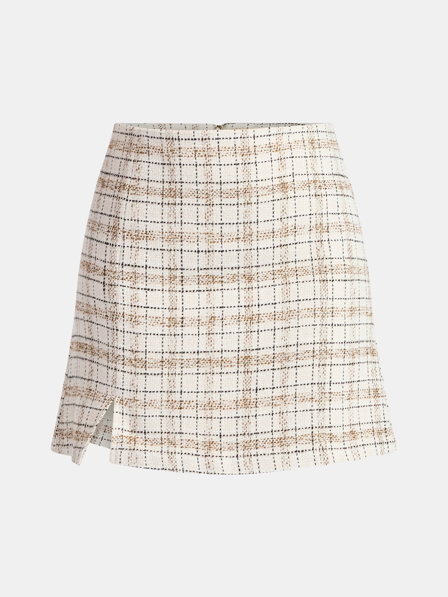 Time and Tru Women's Tweed Mini Skirt, Sizes XS-XXXL