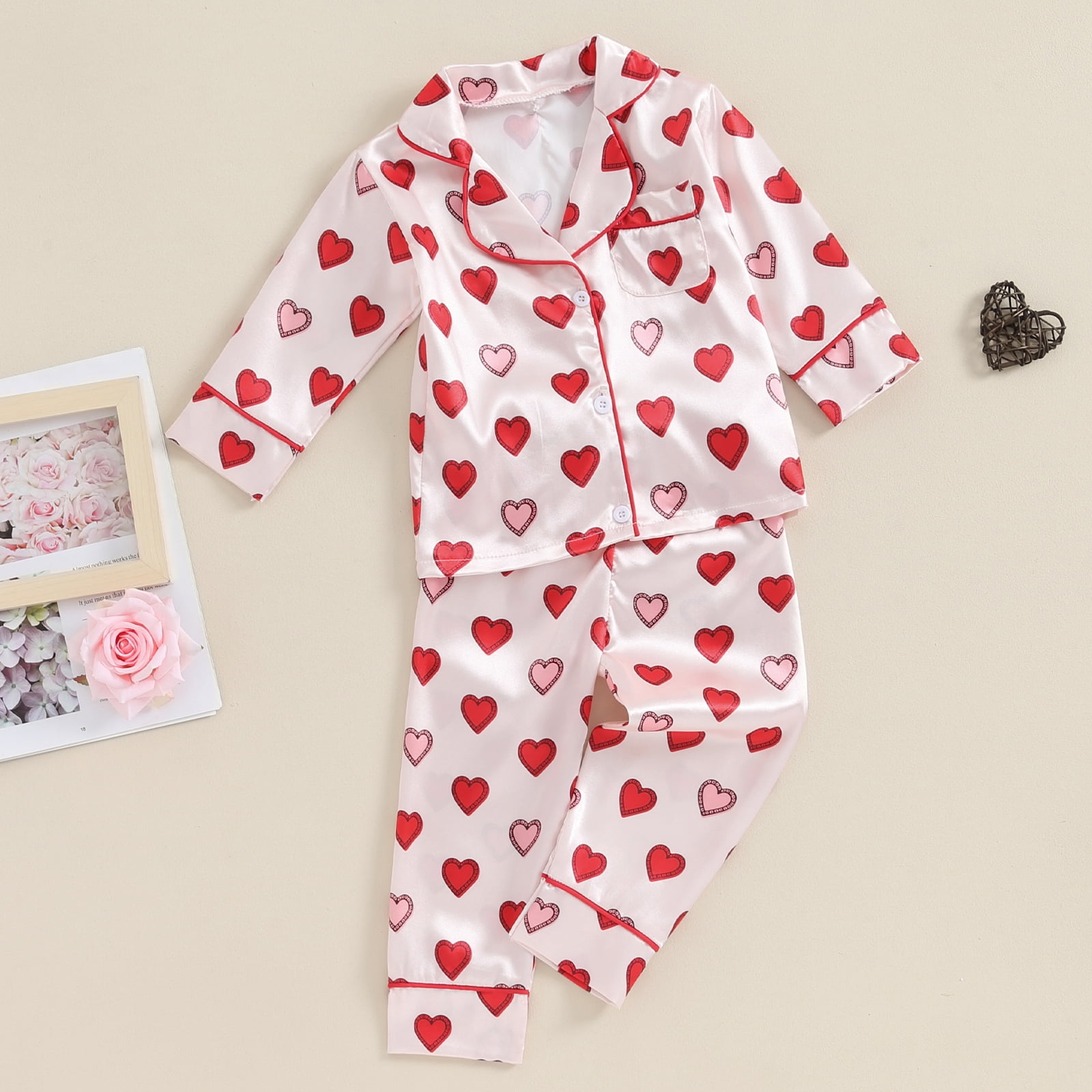 Heart pjs sale
