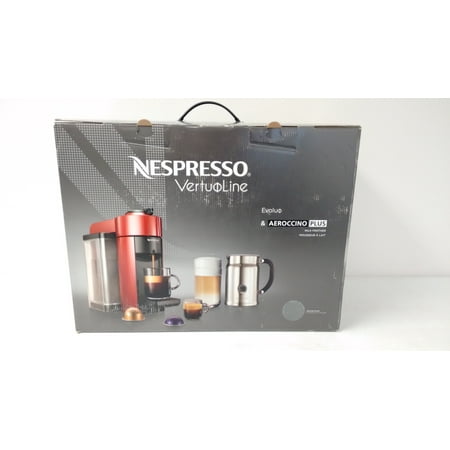 Nespresso VertuoLine Coffee Espresso Machine With Aeroccino Milk Frother NEW Nespresso VertuoLine Coffee Espresso Machine With Aeroccino Milk Frother NEW