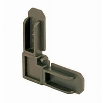 Prime-line Products 3/8 in. Plastic Corner in Bronze, 50-Pack