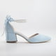 thumbnail image 1 of Miranda - Zapatos de tacón azul bebé con perlas azul cielo 26 CM, 1 of 9