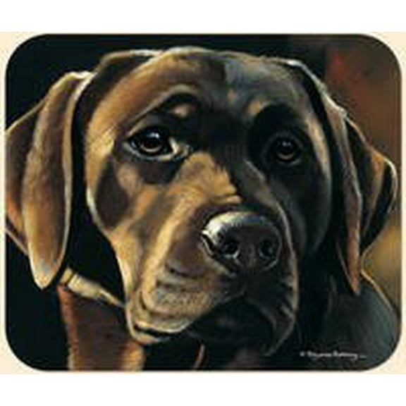 Fiddlers Elbow Pollyanna Pickering Chocolate Labrador Lab Mouse Pad