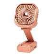 thumbnail image 1 of Ventilador de cuello colgante plegable portátil, ventilador de enfriamiento de aire, ventilador de collar, mini ventiladores eléctricos independientes Rosado Sunnimix Mini ventilador para colgar en el cuello, 1 of 7