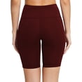 thumbnail image 3 of TRYSIL Women's Biker Shorts Inseam 8" High Waist Yoga pants Workout Gym Running Volleyball Spandex Shorts with Pockets, 3 of 7