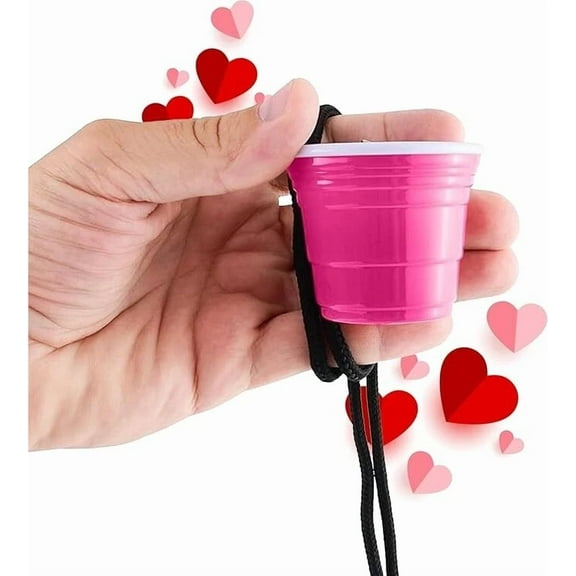 Red Cup Living Pink Shot Glass Set | 2 Oz | Reusable & Bpa-Free Ideal For Party