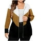 thumbnail image 2 of Chaquetas y abrigos casuales sin capucha de manga larga para mujer, cárdigan holgado informal a rayas de gran tamaño, chaqueta de manga larga, blusa para mujer, 2 of 4