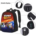 thumbnail image 4 of Stumble Guys Backpack Set With School Bookbag Lunch Bag Pencil Case, 4 of 5