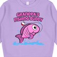 thumbnail image 3 of Inktastic Grandpa's Fishing Buddy (pink) Toddler Sweatshirt, 3 of 4