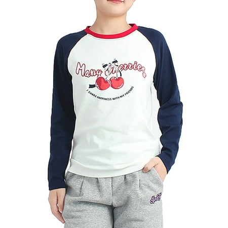 

WUXIAN Toddler Fall Winter New Girls Long Sleeve T-Shirts Kids Cotton Shoulder Outwear Child Undershirt Baby Clothes Breathable Dailywear
