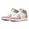 thumbnail image 3 of Big Kid's Jordan 1 Mid SE White/Vivid Green (DJ0338 100) - 3.5, 3 of 6