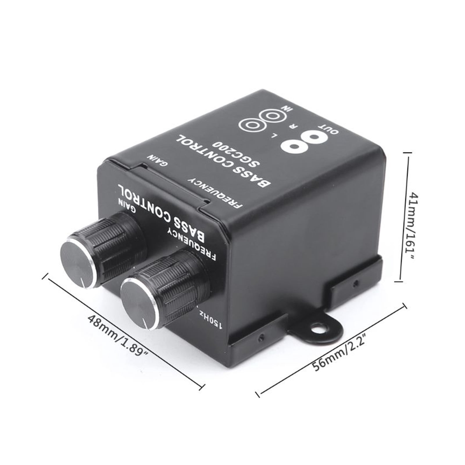 Car Regulator Amplifier Automatic Bass Subwoofer Stereo Equalizer Controller 4 RCA ,Efficient