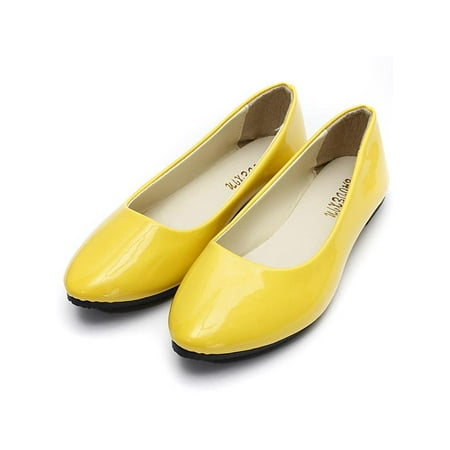 - Women Casual Shoes Ladies Flat Pumps Ballerina Slip On Dolly Ballet Shoes Slipper Size 8