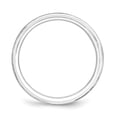 thumbnail image 6 of Auriga Fine Jewelry 925 Sterling Silver 6mm Brushed Wedding Band Ring Size 8.5 for Women, 6 of 6