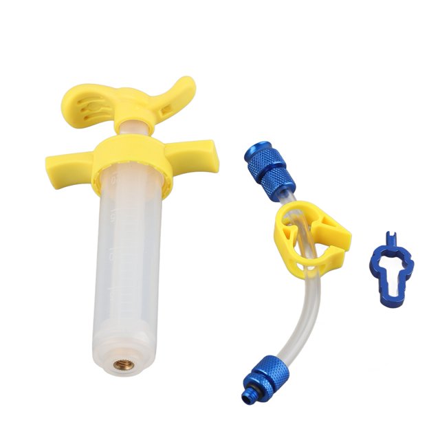 Accesorios para neumáticos sin cámara, inyector de sellador, inyector de sellador bajo de plástico, juego de jeringa para ciclismo, máxima confiabilidad