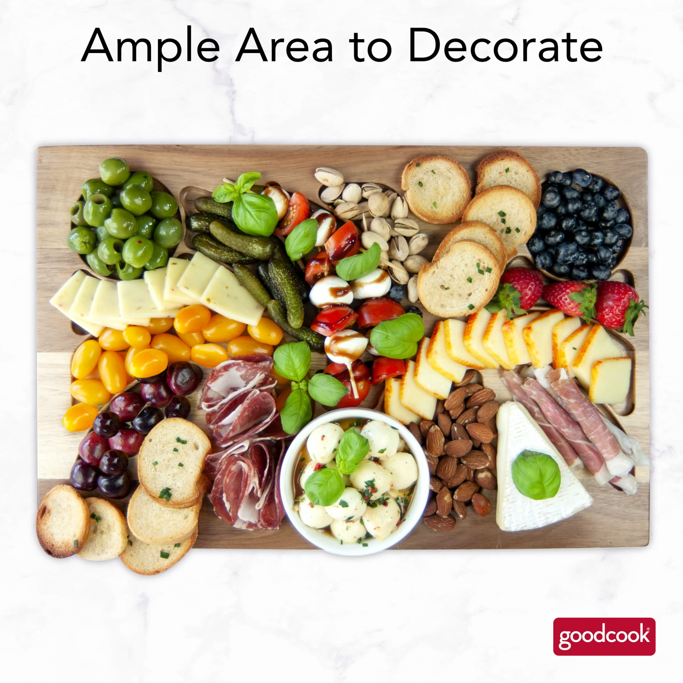 GoodCook Touch Charcuterie Grazing Board 18 x 12 Cutting Board