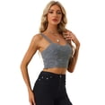 thumbnail image 1 of Top De Tweed Para Mujer Con Cuello En Forma De Corazón Y Tirantes De Corsé Negro XL, 1 of 6
