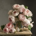 thumbnail image 2 of McLean, Leah 12x12 Gold Ornate Wood Framed with Double Matting Museum Art Print Titled - Rosetopia, 2 of 4