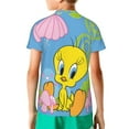 thumbnail image 4 of Looney Tunes Tweety Boys Girls 3d Graphic Printed T-Shirt Crewneck Short Sleeve Tees, 4 of 6