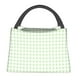 thumbnail image 1 of Fotbe Pistachio Green Checkboard Bolsa Térmica Portátil con Estampado, Bolsa de Entrega de Alimentos Aislada, Bolsa Reutilizable de Gran Capacidad para Comidas y Supermercado, 1 of 6