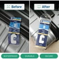 thumbnail image 4 of Cruise Luggage Tag Holder Zip Seal and Steel - Royal Caribbean and Celebrity Cruise Clear - 8 Pack, 4 of 7