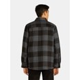 thumbnail image 2 of George Men's & Big Men's Fleece Lined Flannel Shirt Jacket, Sizes S-3XL, 2 of 3