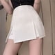 thumbnail image 3 of Falda corta negra para mujer, nueva falda sexy de primavera para chica caliente, falda con abertura y cintura alta, pantalones ajustados con busto en forma de A, 3 of 5