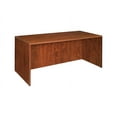 thumbnail image 2 of Lorell Essentials Rectangular Desk Shell 59" x 29.5" x 29.5" - Finish: Cherry, Laminate, 2 of 8