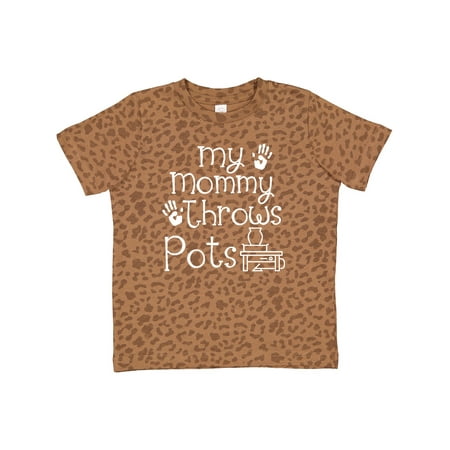 

Inktastic Pottery Mom Funny Mommy Throws Pots Gift Toddler Boy or Toddler Girl T-Shirt