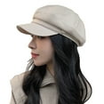thumbnail image 5 of SikaFu Internet Celebrity New Breda Hat Retro Octagon Autumn Winter Hat Clothing With Pure Color Peaked Cap, 5 of 8
