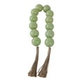 thumbnail image 6 of Contemporary Beaded Garland Accent for Home Decor - Refined Bathroom, Office, Room and Living Room Styling - Elegant Decorative Ornaments for Shelf and Coffee Table Display - 2", Green, 6 of 10
