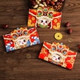 thumbnail image 1 of Yhmxh Décorations du Nouvel An Chinois 2025 Sac Rouge Mode Nouvel An Mariage Sac Rouge Pliable,6 Red Envelopes, 1 of 4