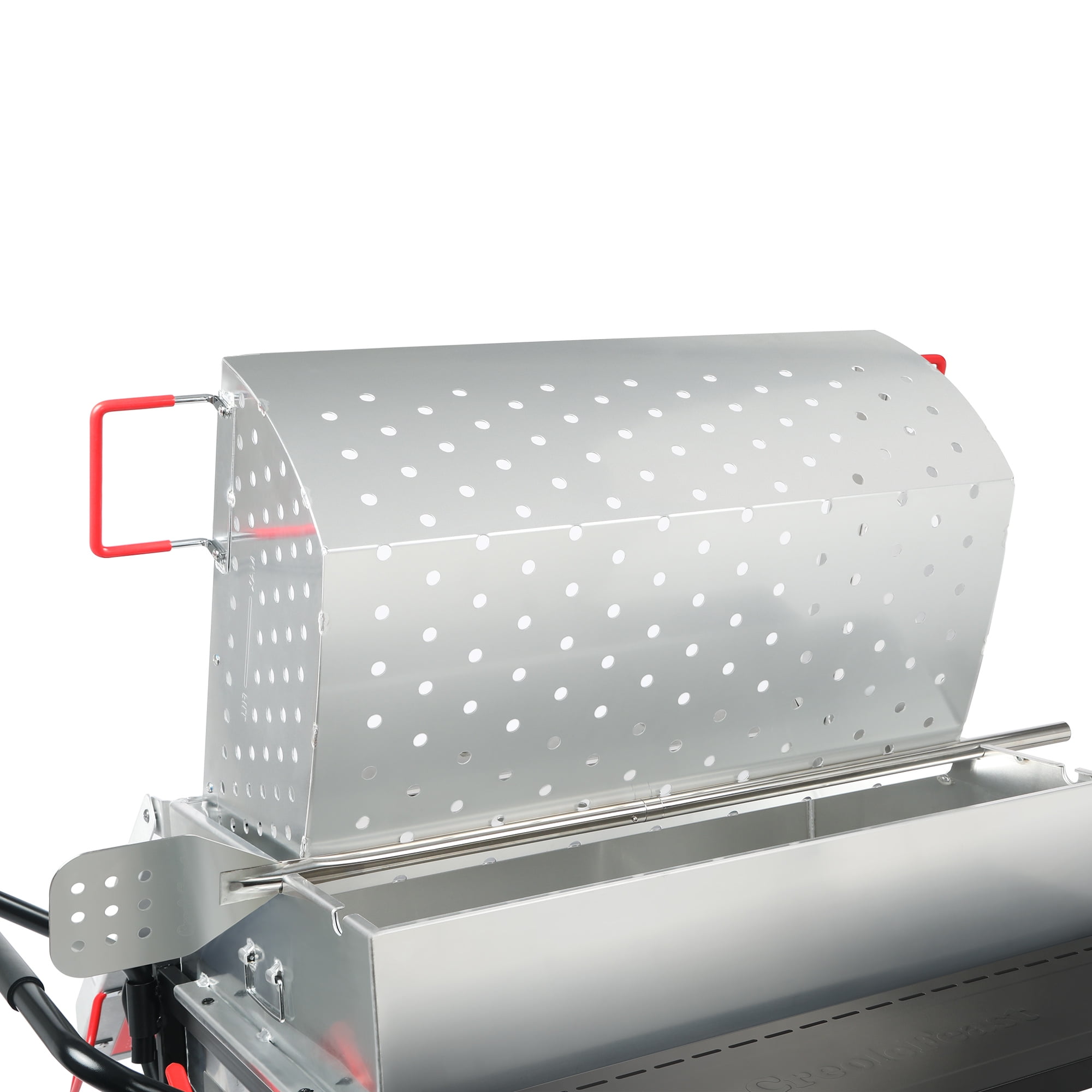 Creole Feast CFB2001, 150-Quart Double Sack Crawfish Boiler, Outdoor Stove Gas Cooker with Folding Cylinder Mounting Bracket and Stirring Paddle,Black