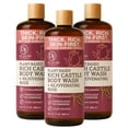 thumbnail image 1 of Dr. Jacobs Naturals Pure Castile Soap Liquid Body Wash Rose - Jabón corporal natural con vitamina E y aloe vera para hidratar la piel seca y sensible - Hecho en los EE. UU. - 32 oz Paquete de 3, 1 of 5