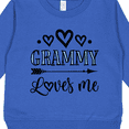 thumbnail image 3 of Inktastic My Grammy Loves Me Grandchild Toddler Sweatshirt, 3 of 4
