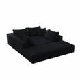 thumbnail image 4 of Oversized sponge cloud sofa,Modern Upholstered Sectional Sofa Couch Set,Modular 162" L Shaped Sectional Living Room Sofa Set With 6 Pillows,Free Combination Sofa Couch for Living Room,Bedroom, 4 of 5