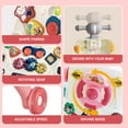 thumbnail image 2 of KOPPOP Baby Walker, 3-in-1 Activity Center and Learning Walker Sit-to-Stand Toy with Music & Lights, Foldable Push Toy for Infant Toddler 9+ Months, Pink, 2 of 8