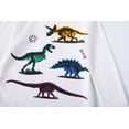thumbnail image 4 of Popshion Little Boys Pajamas for Toddler Kids Clothes Set Dinosaur Sleepwear Long Sleeve 100% Cotton 2 Piece Kids Pjs 4T/6026, 4 of 6