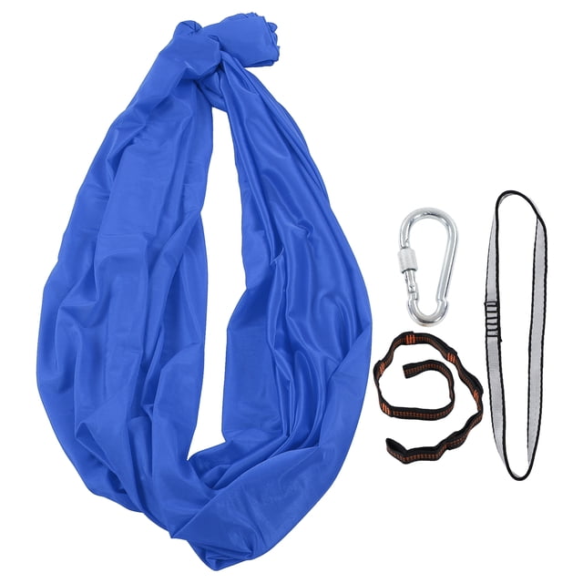 Hamac Extensible pour Enfants Compétences d'Apprentissage Élasticité Relaxation Confortable Balançoires pour Jouer Bleu