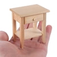 thumbnail image 4 of SHISUYAN 1 Set Miniature Bedside Table Model in Khaki Color Perfect for Children and Adults, 4 of 8